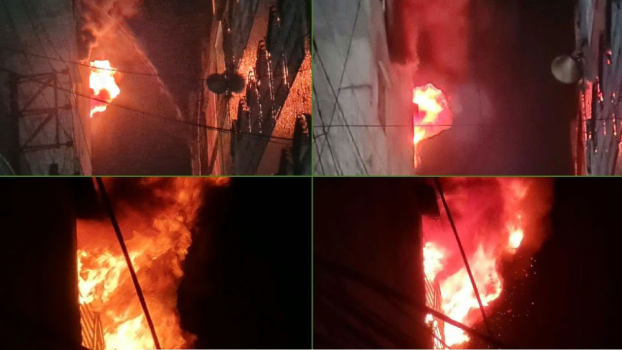 চকবাজার মার্কেটের আগুন ছড়াল পাশের ভবনেও, নিয়ন্ত্রণে ১০ ইউনিট